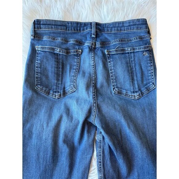 Rag & Bone Women's Nina High Rise Cigarette Jeans Size 28 Blue Streetwear - Picture 3 of 14